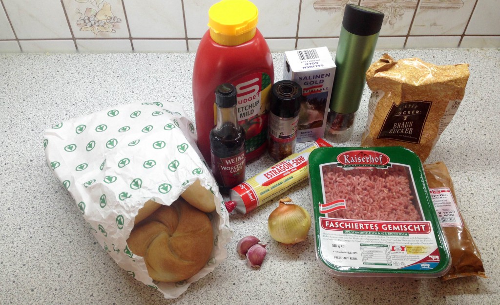 Zutaten für den Sloppy Joes! (vh)