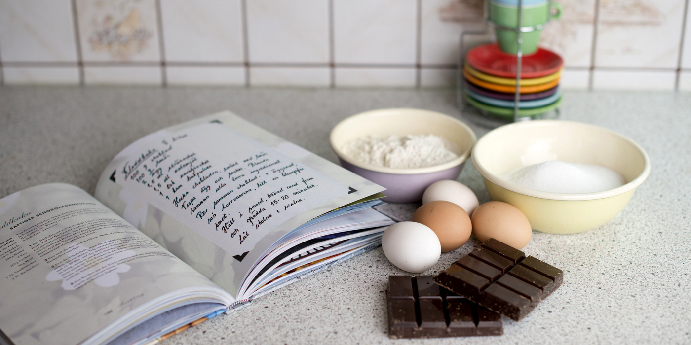 Kladdkaka (schwedischer Schokokuchen)