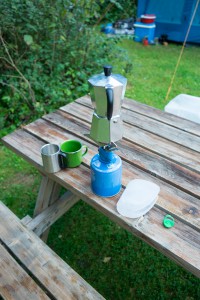 Kaffee machen in der "Wildnis" (vh)