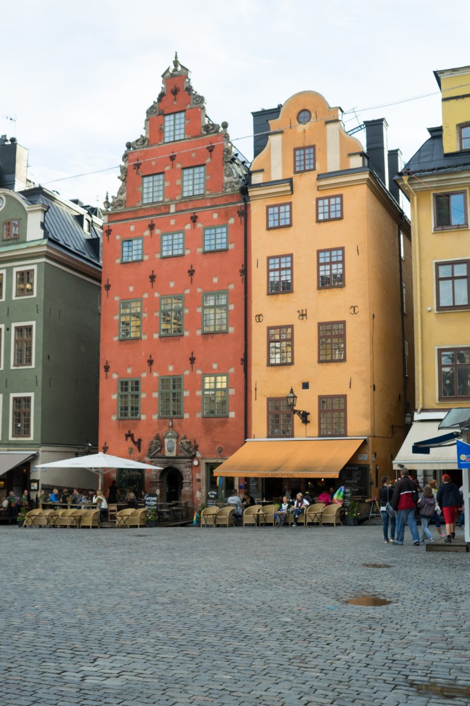 Zwei bekannte Häuser in Gamla Stan (pp)