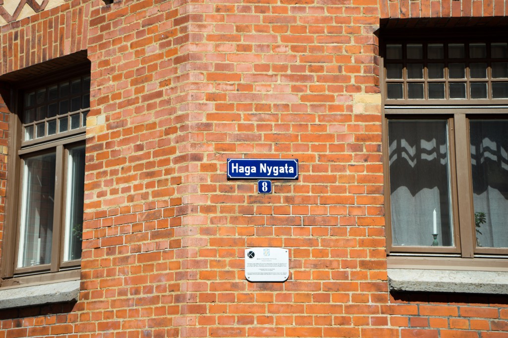 "Haga" - touristische Straße in Göteborg (pp)