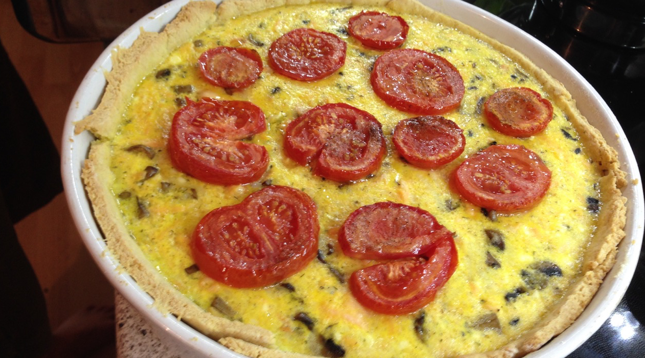 Lachs Quiche