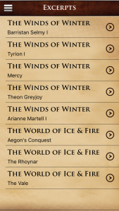 Winds of Winter: Excerpts