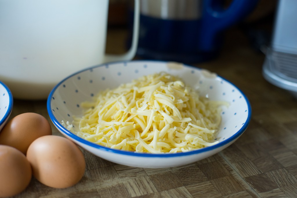 Geriebener Käse