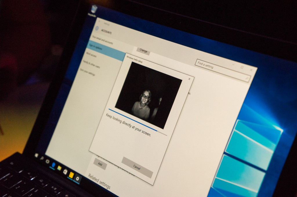 "Windows Hello": Gesichtserkennung (pp)