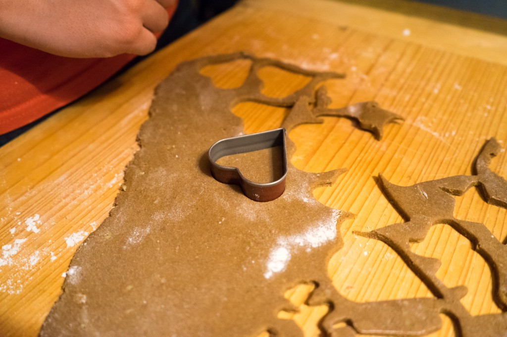 Lebkuchen ausstechen