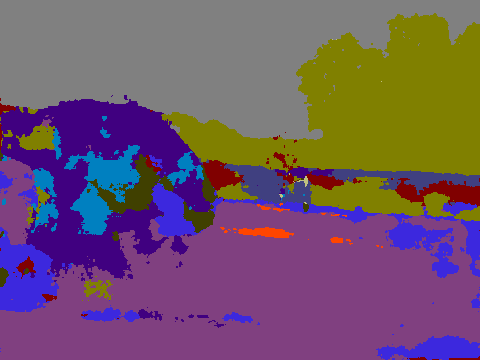 SegNet output for Picture 9.