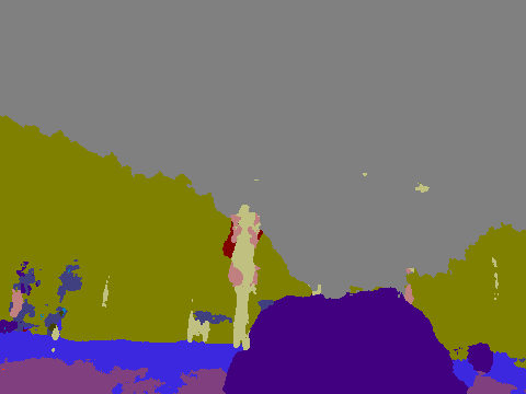 SegNet output for Picture 7.