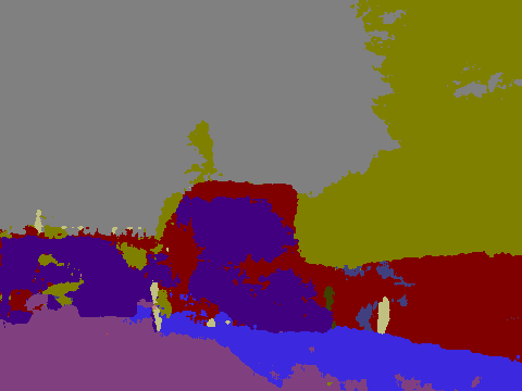 SegNet output for Picture 6.