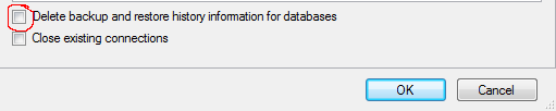 Don't delete backups!