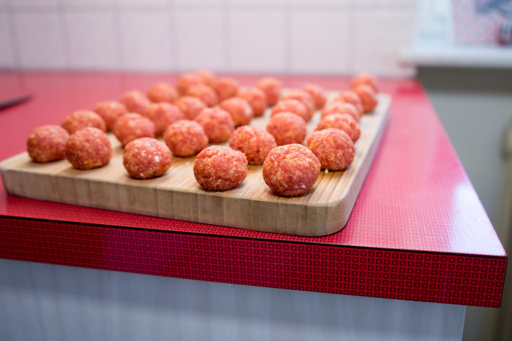 Die heute etwas kleineren Bällchen.