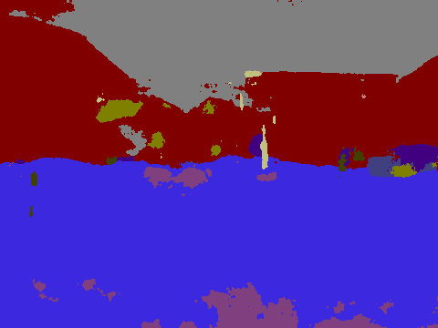 SegNet output for Picture 12.