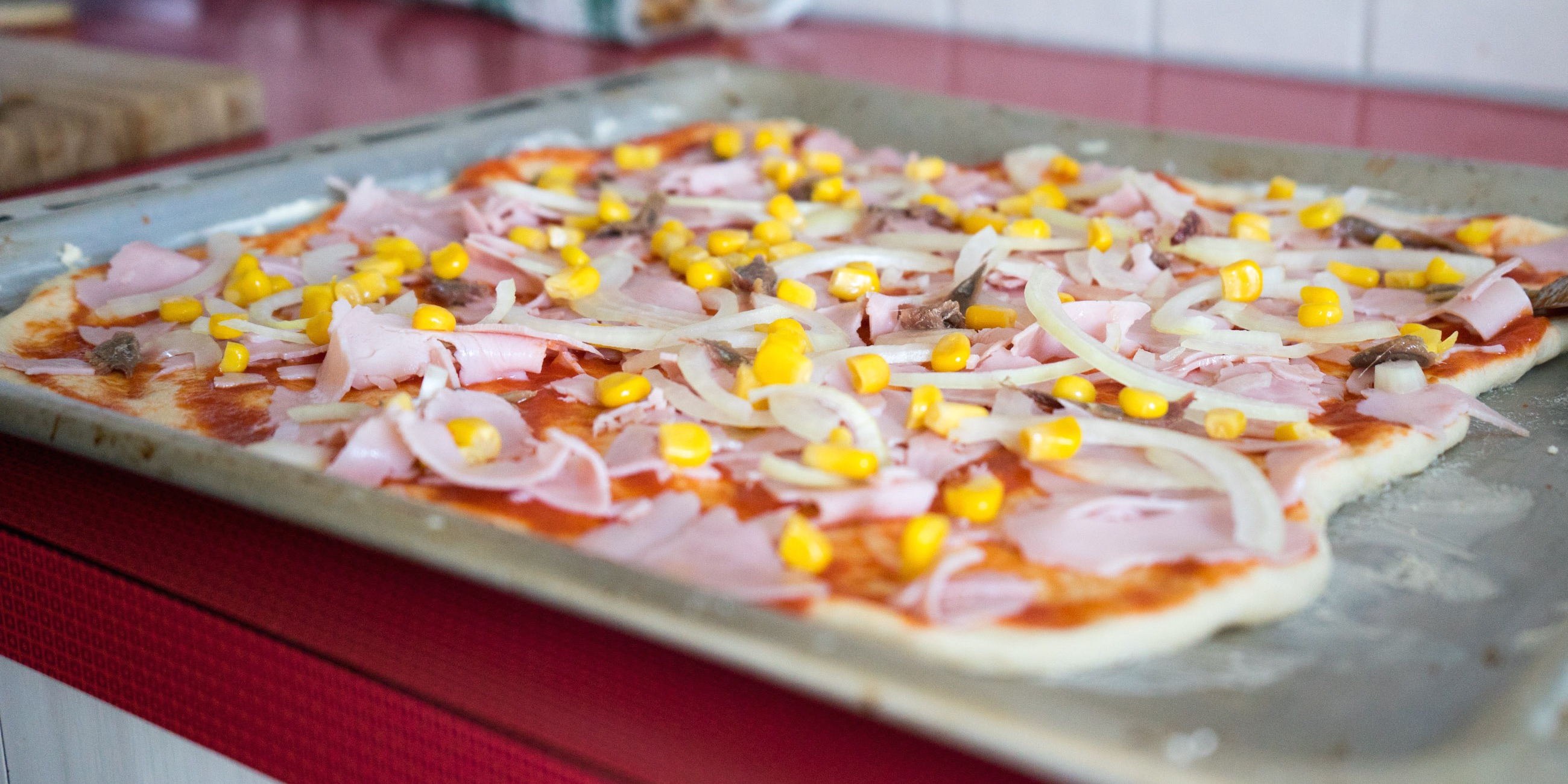 Hausgemachte Pizza