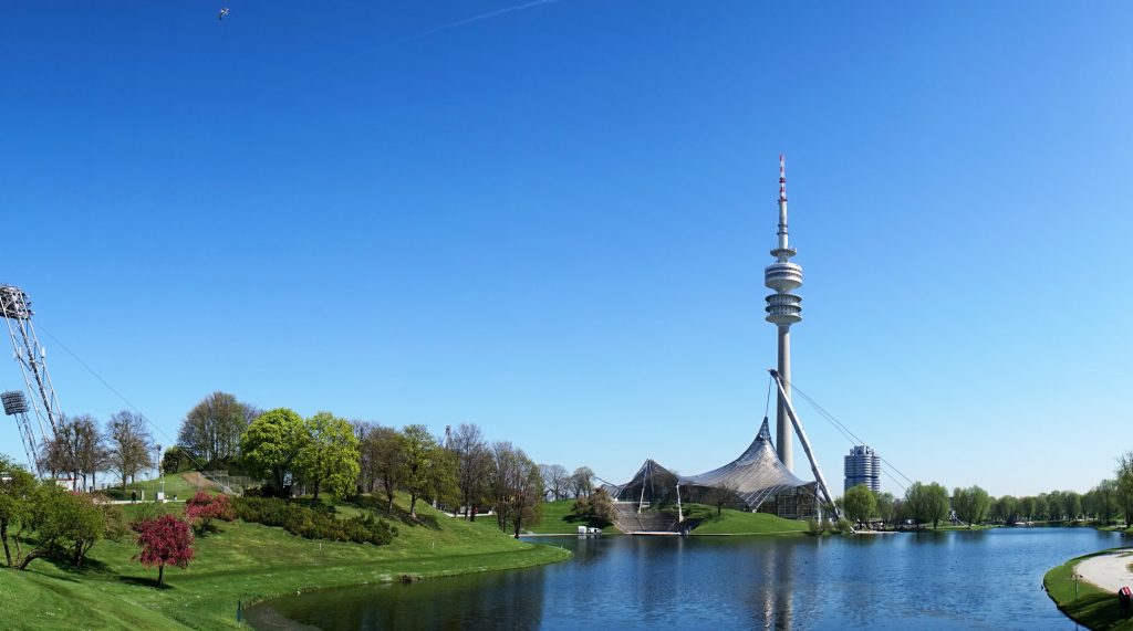 Ausblick auf den Olympiaturm.