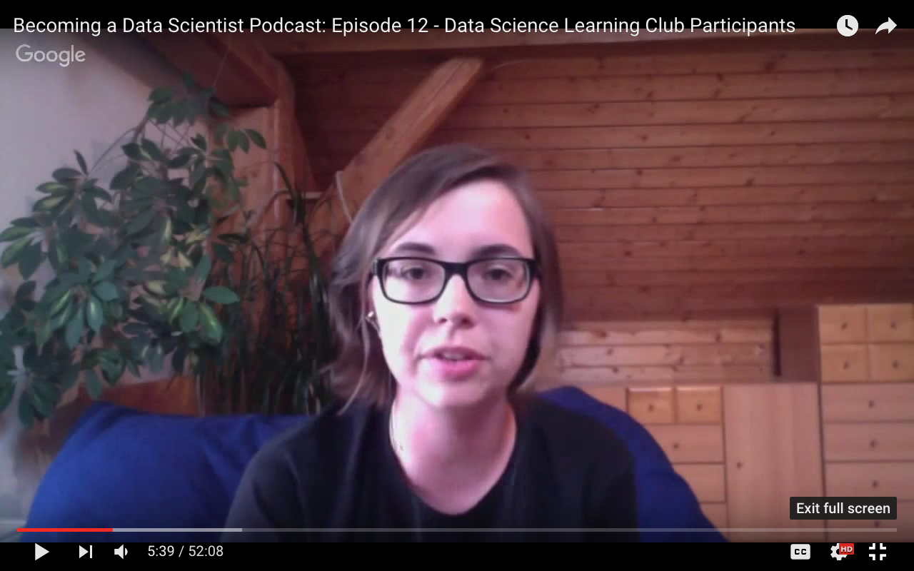 I was guest at the Becoming a Data Scientist Podcast!