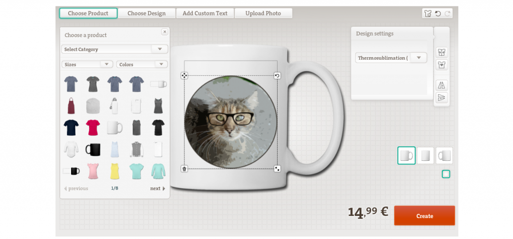 Mit Spreadshirt Produkte gestalten