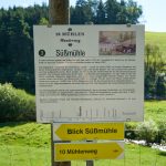 Beschilderung des 10-Mühlenwanderweg - Süßmühle