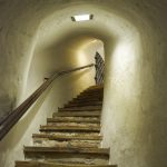 Eine Stiege in der Festung Kufstein