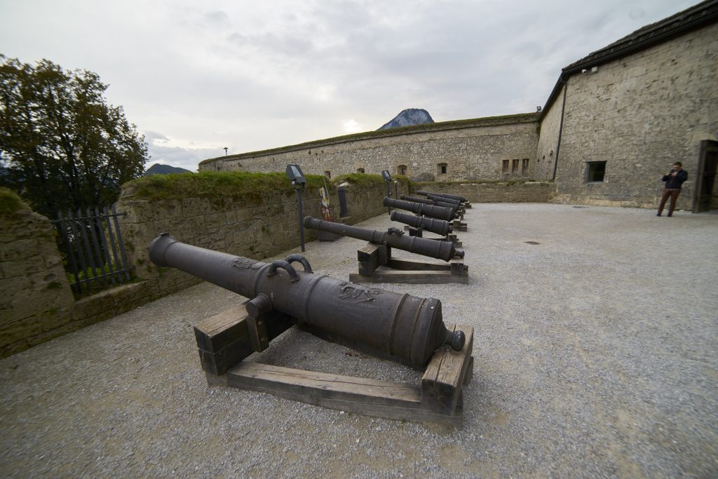 Kanonen auf der Festung Kufstein