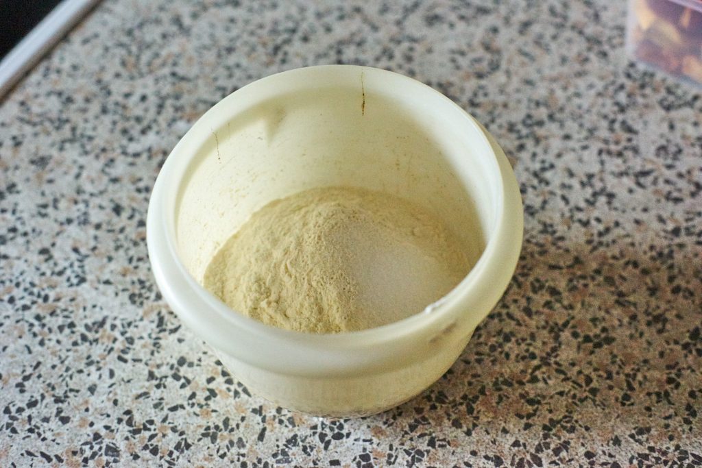 Flour in a cup