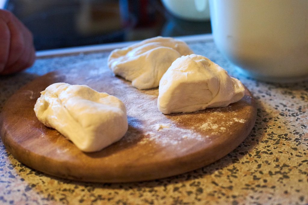 Apfelstrudel dough.