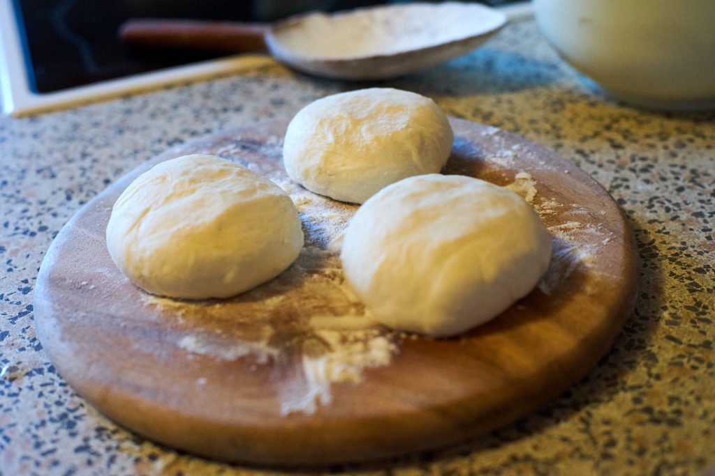 Apfelstrudel dough.