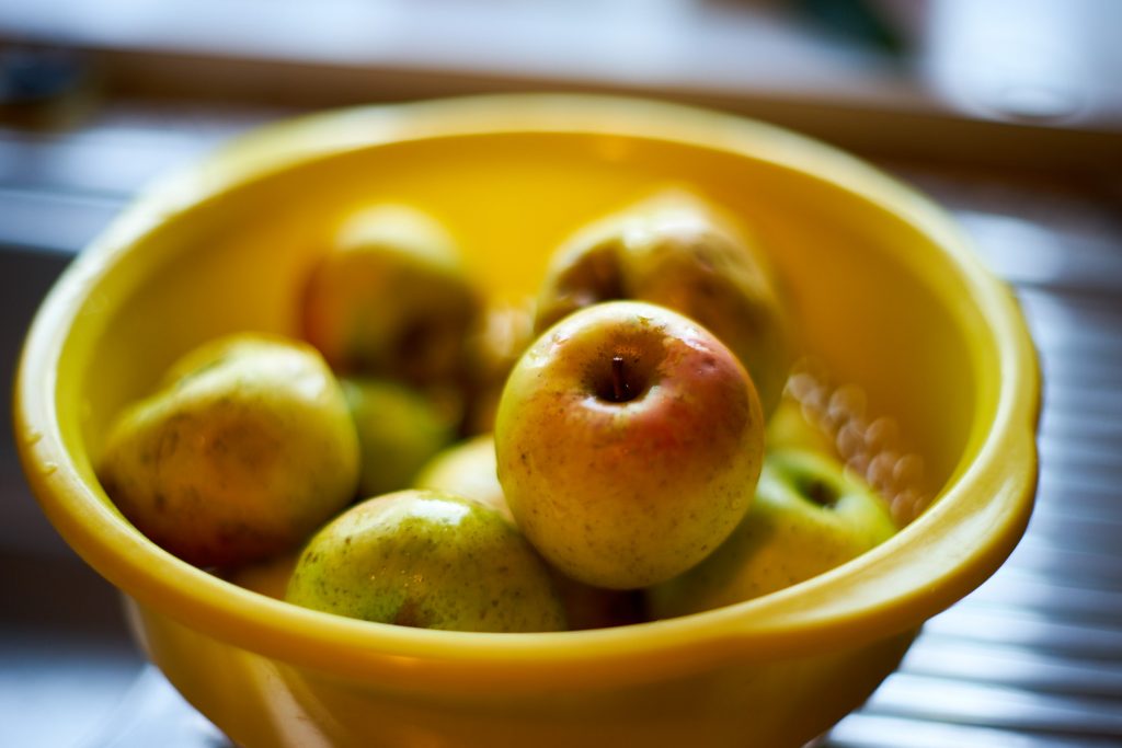 Apples from the garden