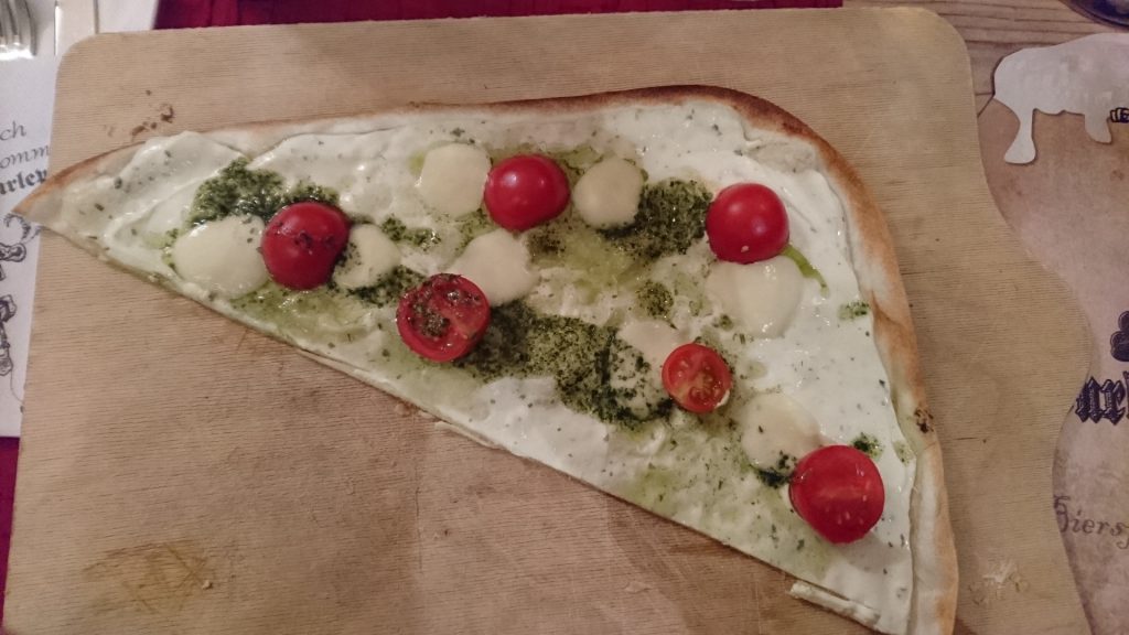 Flammkuchen im Purlepaus.