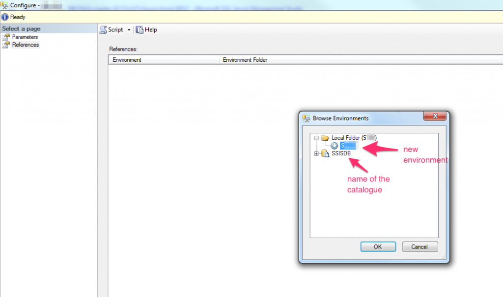 SSIS package configuration