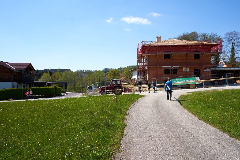 The tree is transported to its destination - May 1st Austria.