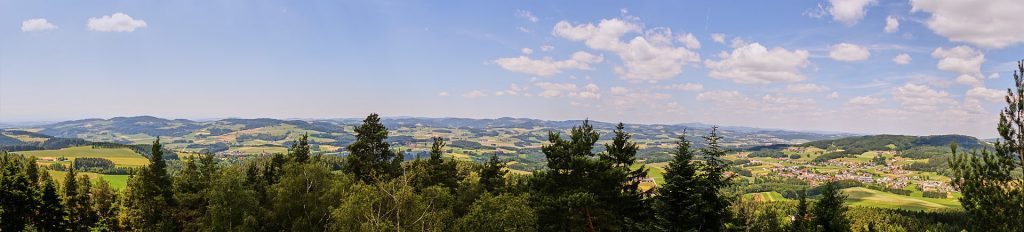 Panoramablick vom Buchberg.