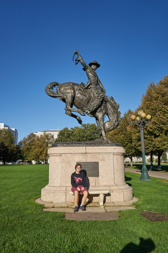 Pferdestatue in Denver