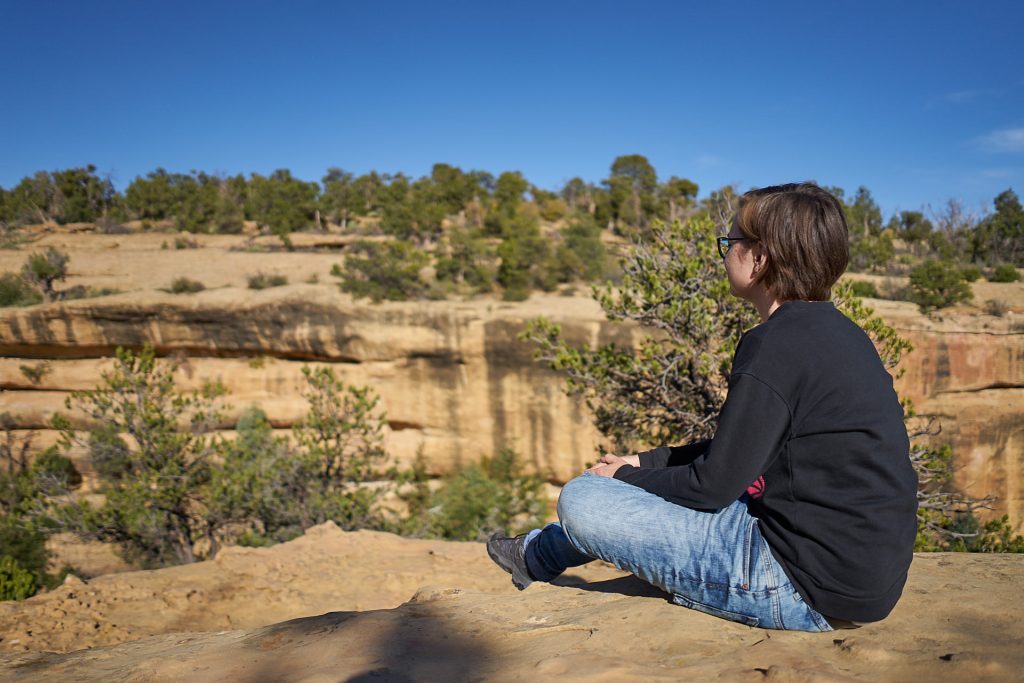 Ich im Mesa Verde Nationalpark