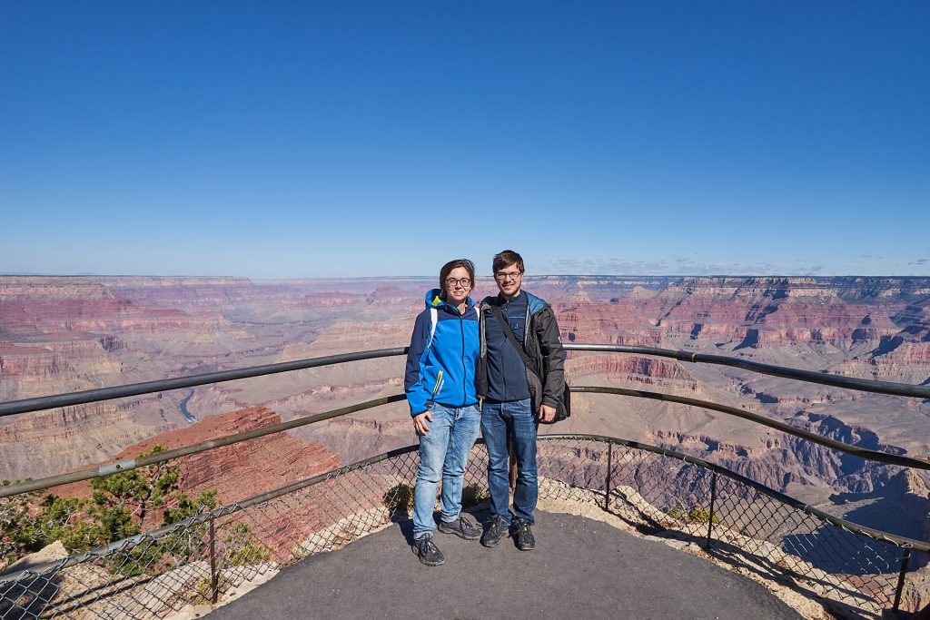 Wir zwei im Grand Canyon