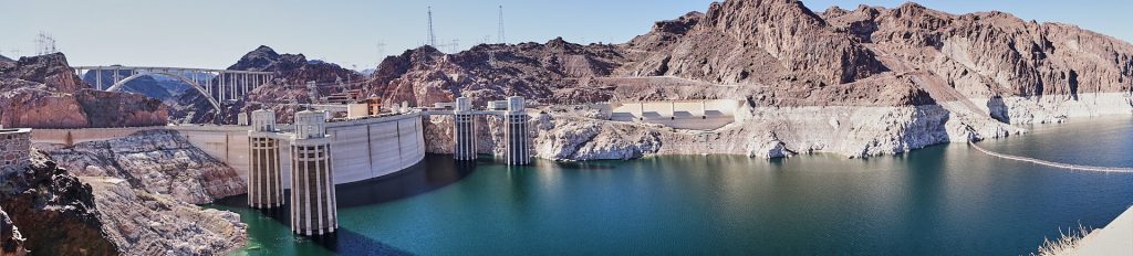 Panorama vom Hoover Dam.