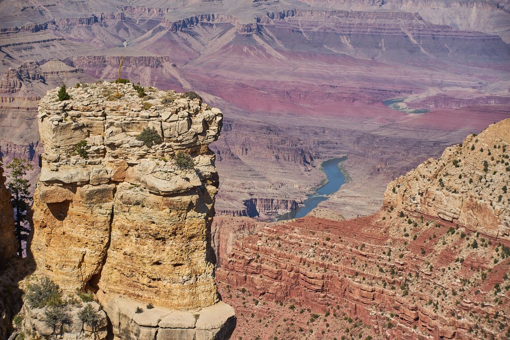 Ausblick in den Grand Canyon