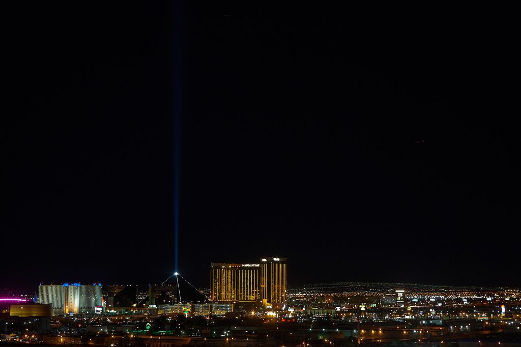 Las Vegas bei Nacht.