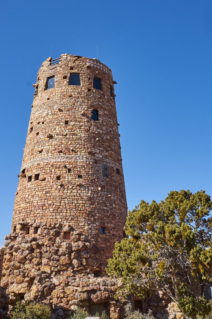 Ein Aussichtsturm: Der Desert View Watchtower.