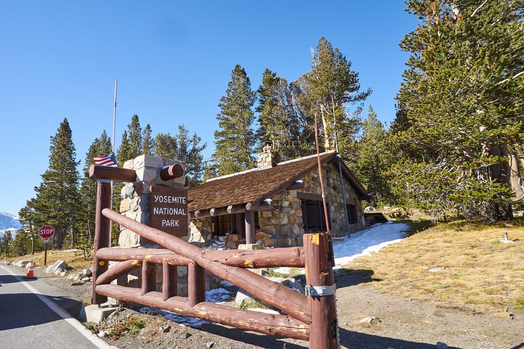 Das Schild zum Yosemite Nationalpark.